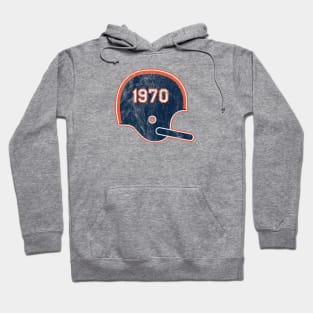 Denver Broncos Year Founded Vintage Helmet Hoodie